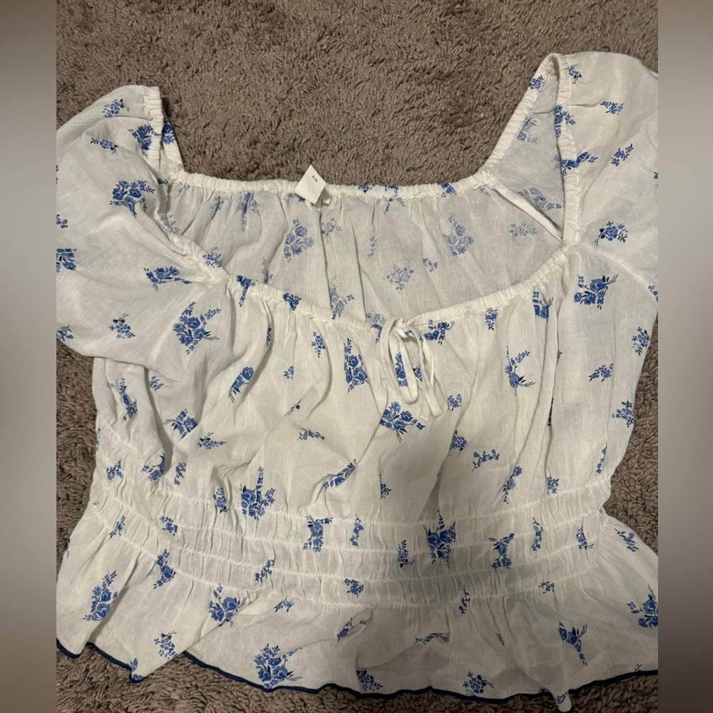 Floral Peplum Blouse